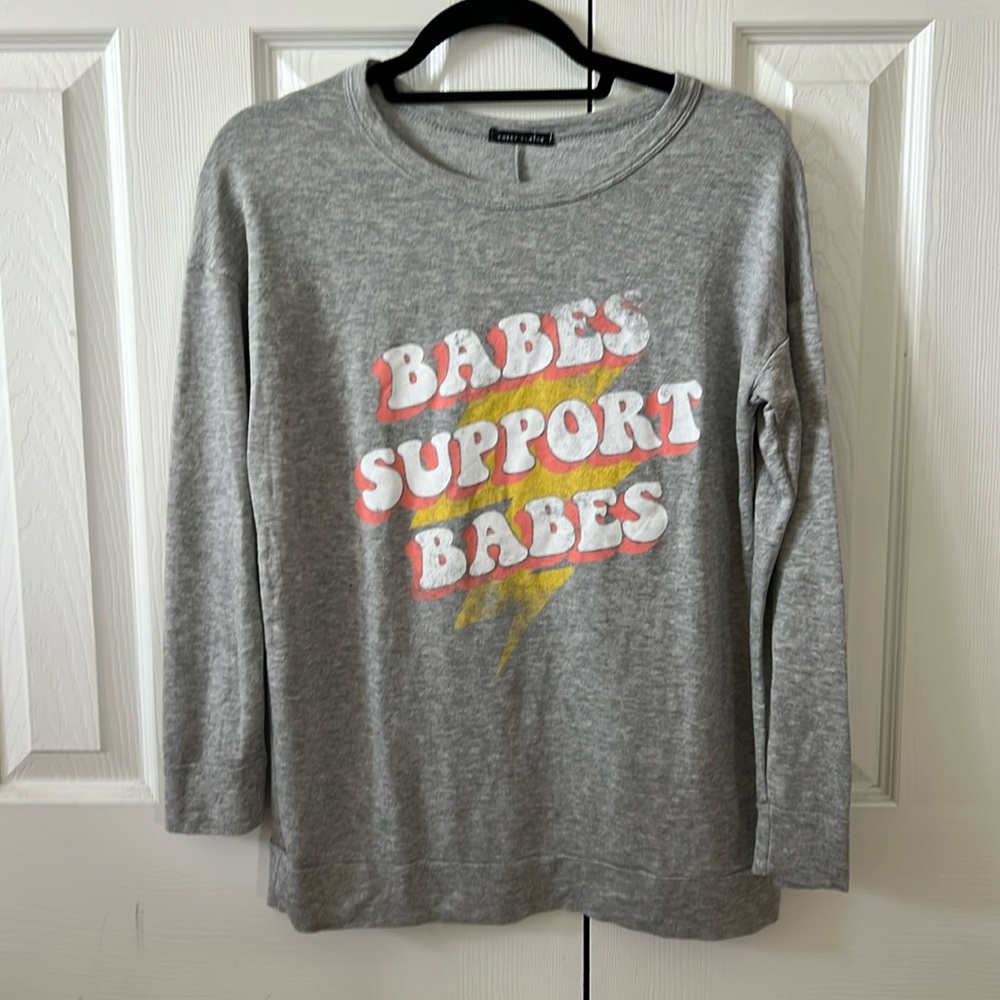Last chance- “Babes Support Babes” Sweatshirt - Picture 1 of 3